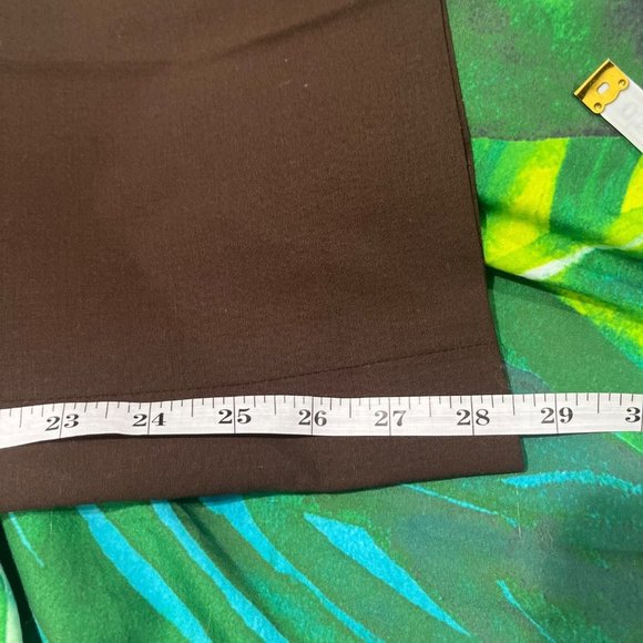 Lafayette 148 Brown Sz 10 Pleated Wool Blend Ankle Length Office Slacks - Picture 7 of 12